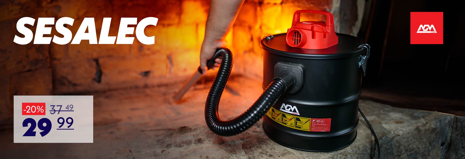 Sesalec za pepel AGM