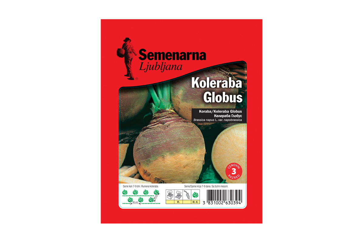 KOLERABA GLOBUS 50 g Semenarna 