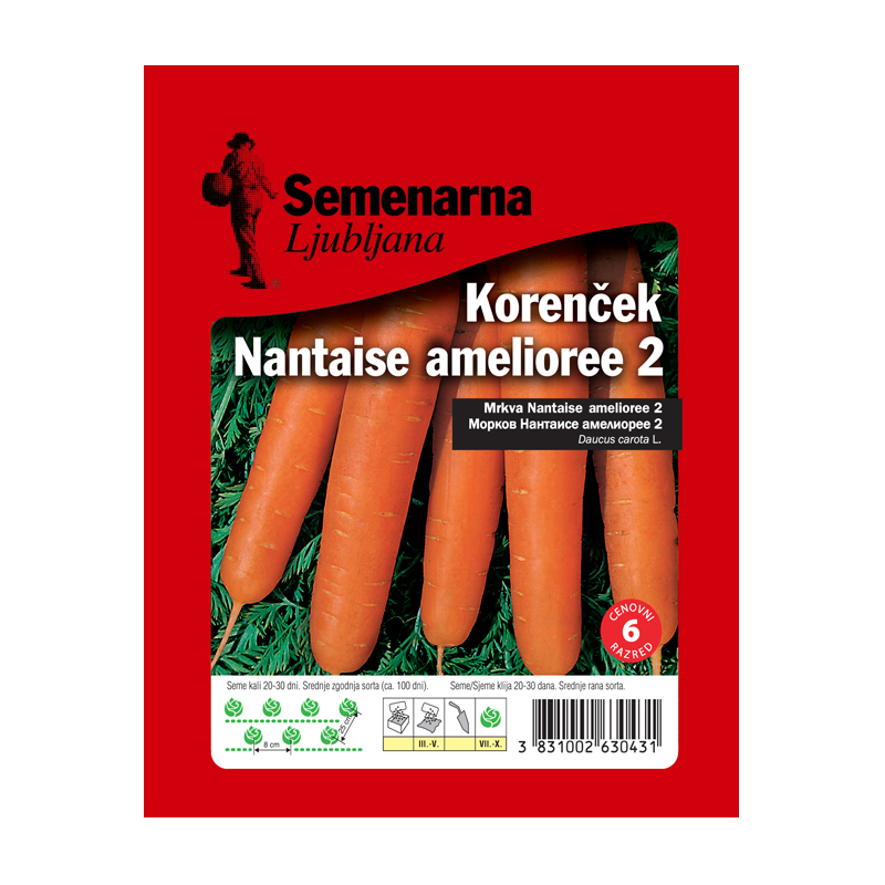 KORENČEK NANTES 2 50 g Semenarna