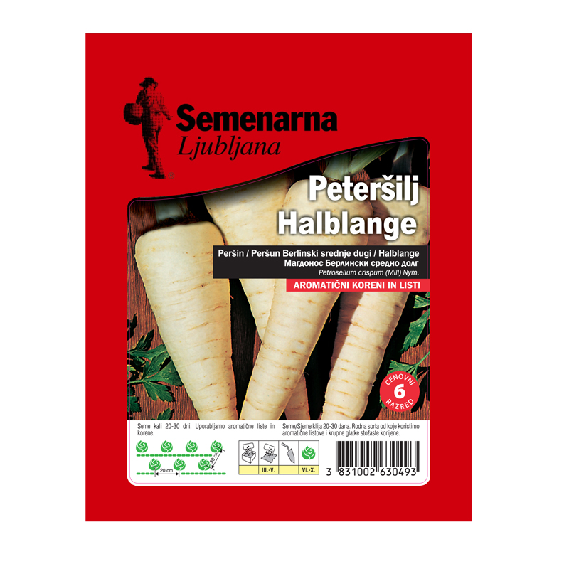 PETERŠILJ HALBLANGE (Berlinski srednje dolgi) 50 g Semenarna