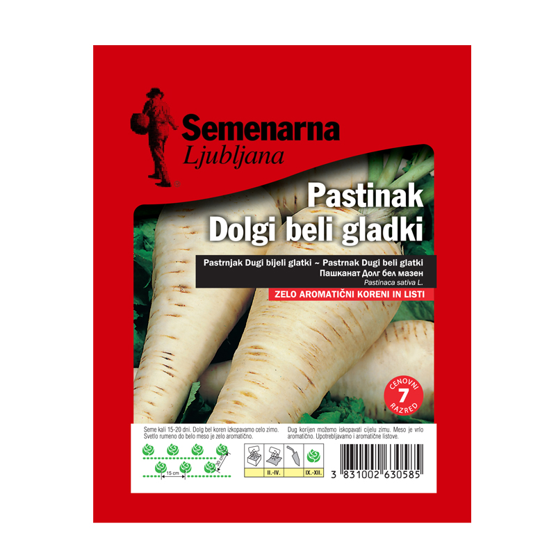 PASTINAK DOLGI BELI GLADKI 50 g Semenarna