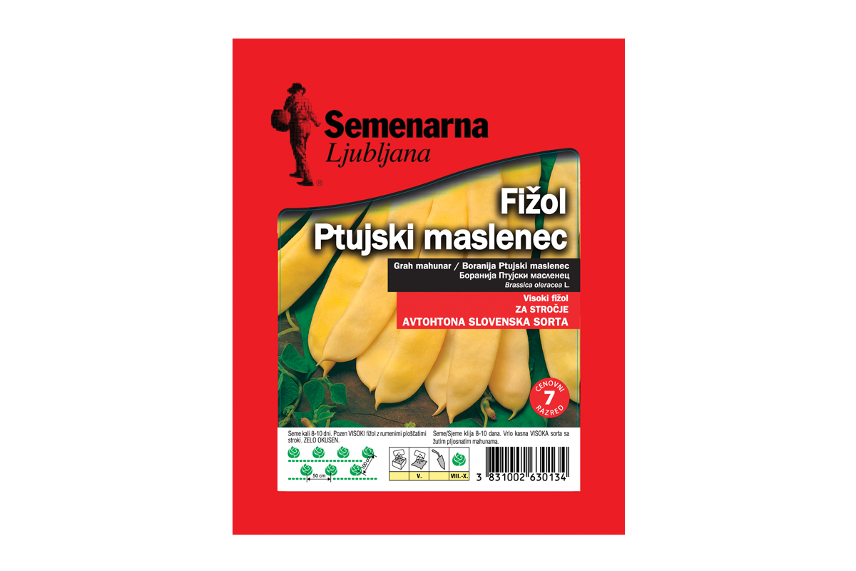 Fižol Ptujski Maslenec 80 g Semenarna 