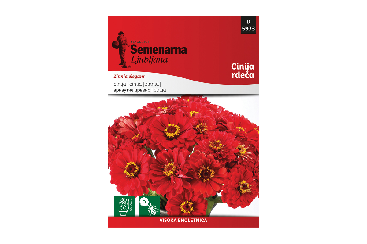 M.vrečka 5973 Cinija rdeča