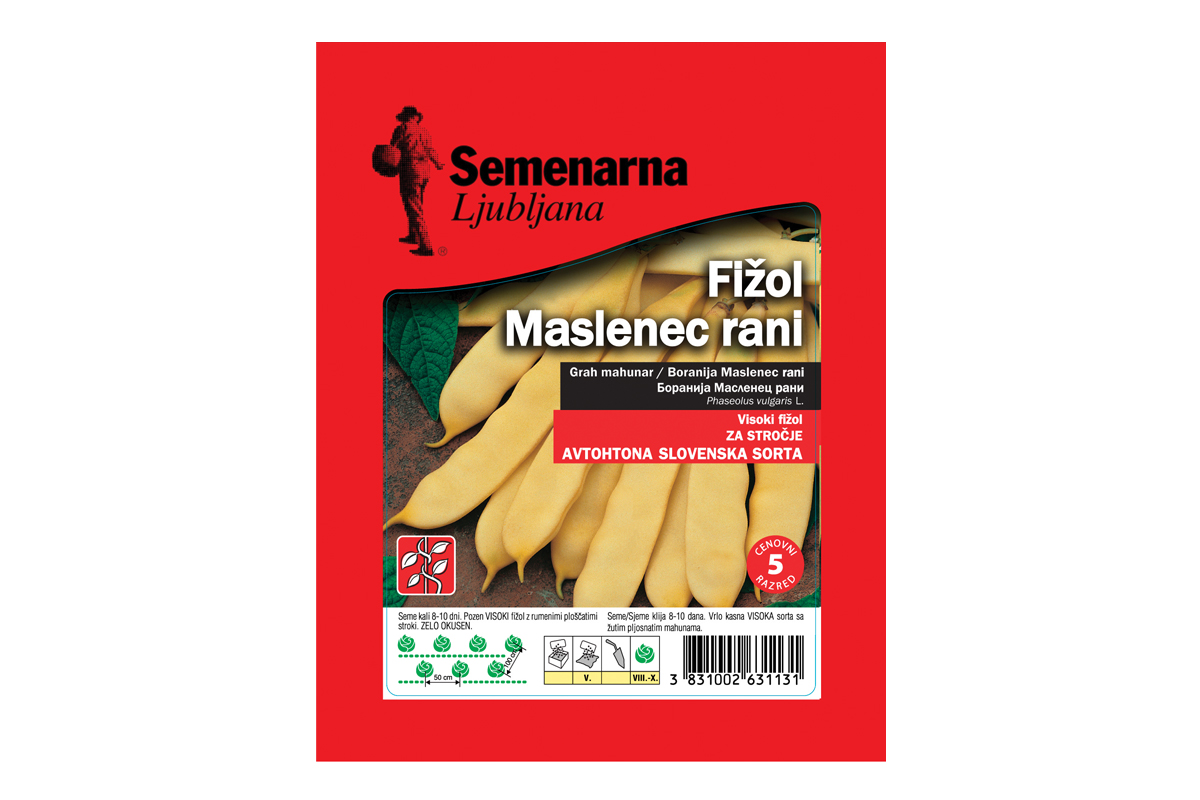 FIŽOL MASLENEC RANI 100 g Semenarna