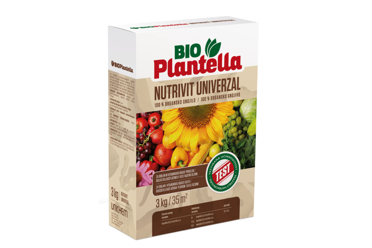 NUTRIVIT UNIVERZAL BIO PLANTELLA 3 KG