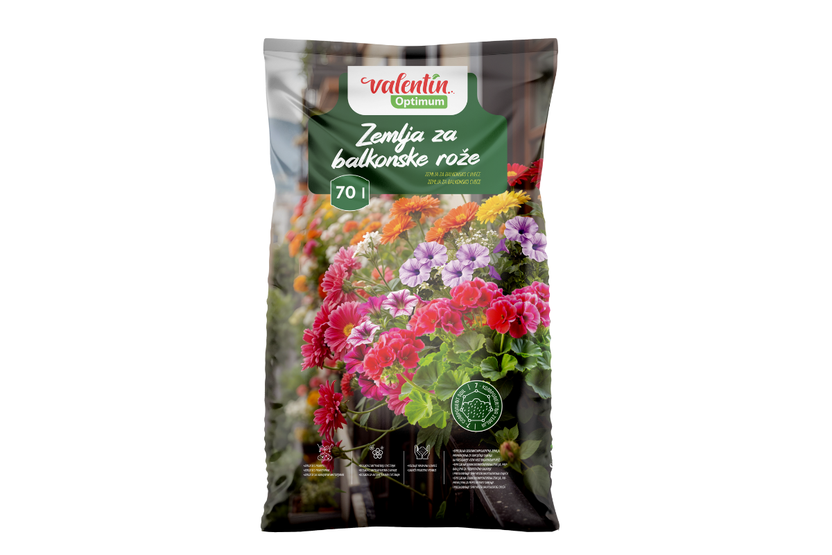 VALENTIN OPTIMUM 70L ZEMLJA ZA BALKONSKE ROŽE