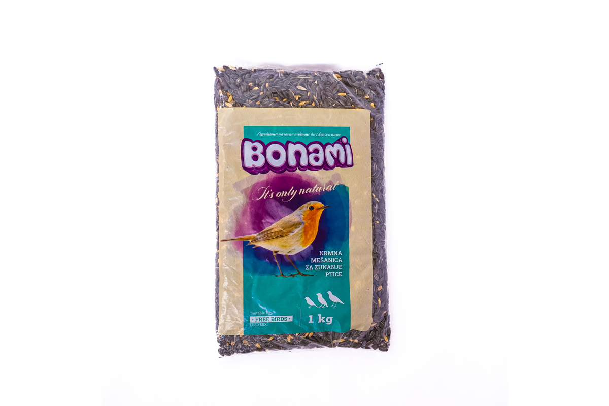 Bonami mešanica za zunanje ptice 1kg 