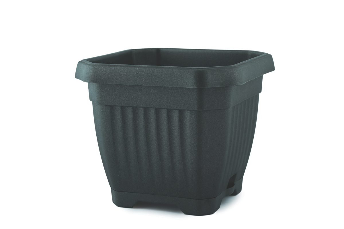 LONEC PVC OCTAGON s podst. 25x25cm anth. A633025