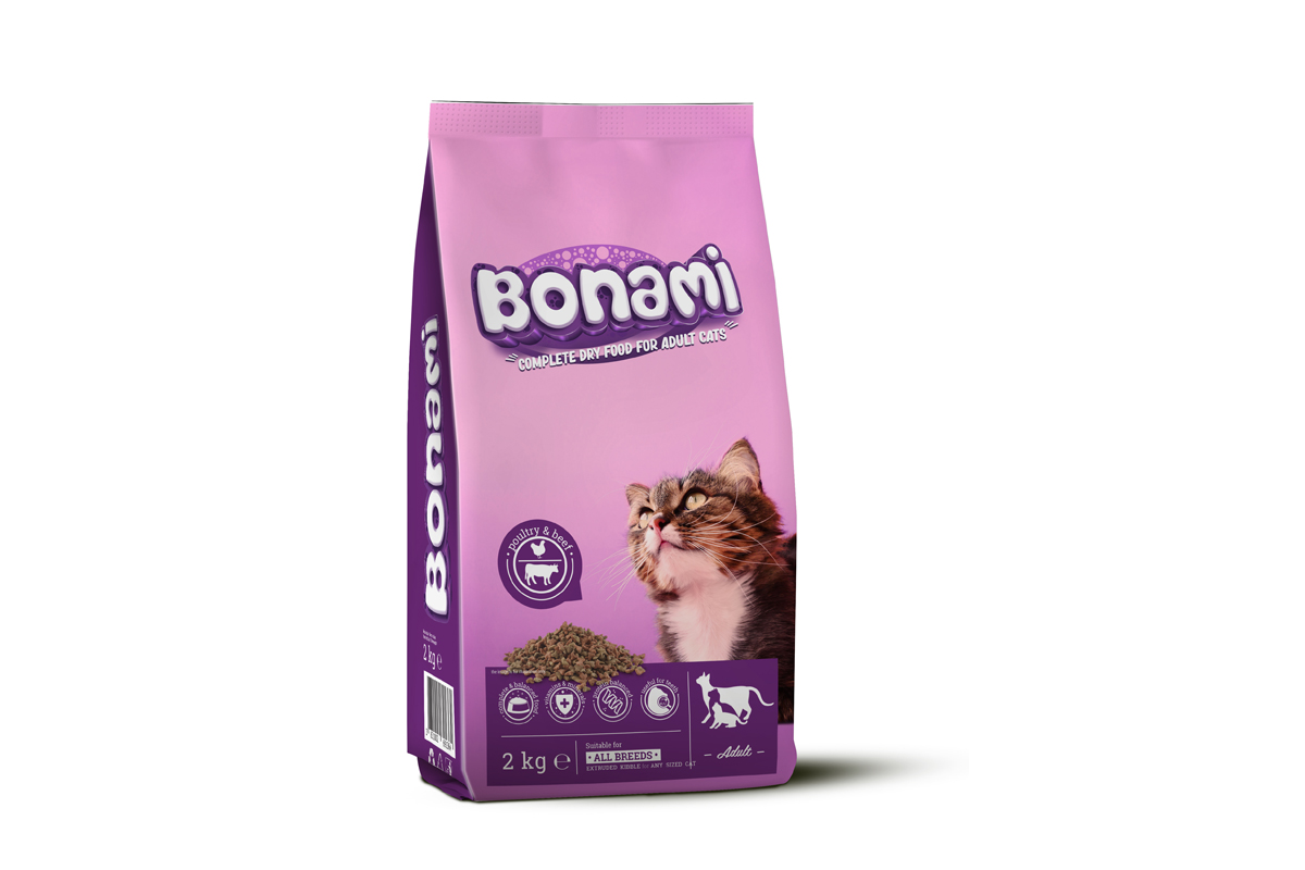 Bonami brik. za mačke perutnina&govedina 2 kg