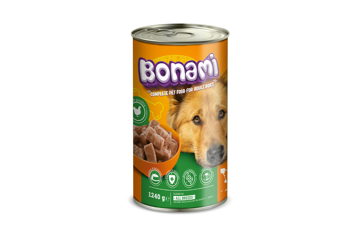 Bonami ploč. za pse 1240g perutnina 