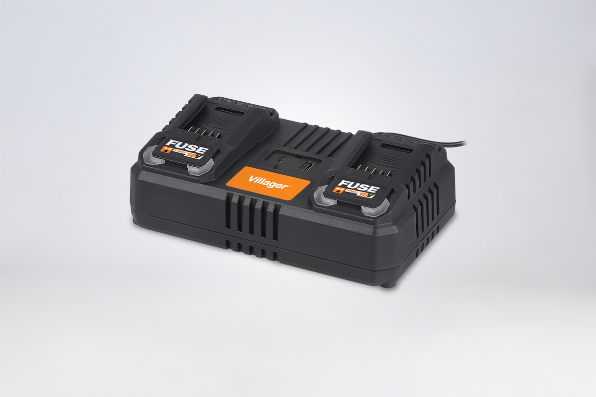 Polnilnik hitri dvojni 18V 2x3.5A Fuse