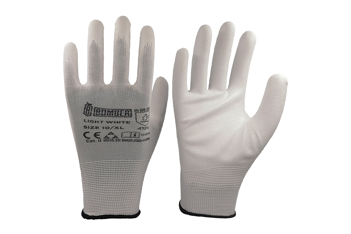 Rokavice LIGHT WHITE vel. 11 66737 Bomber