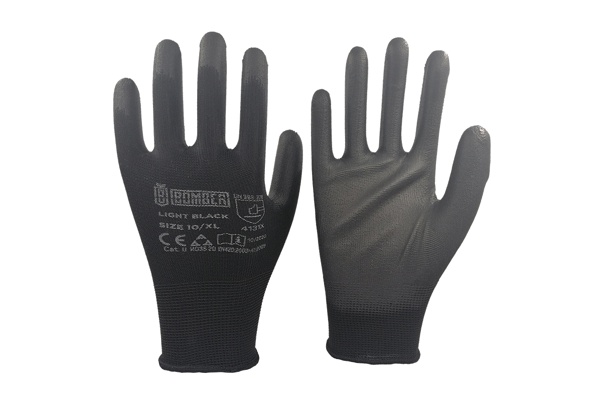 Rokavice LIGHT BLACK vel. 10