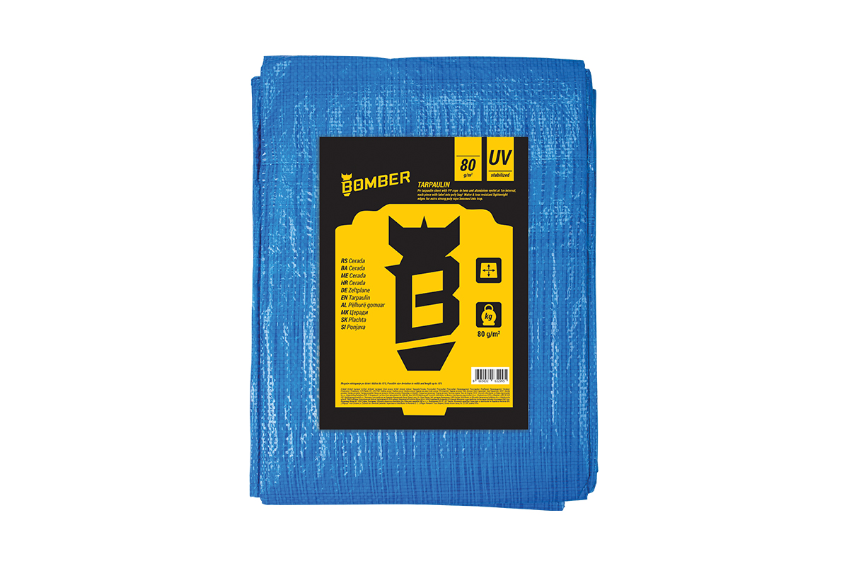 Cerada 3 x 5m 80g/m2