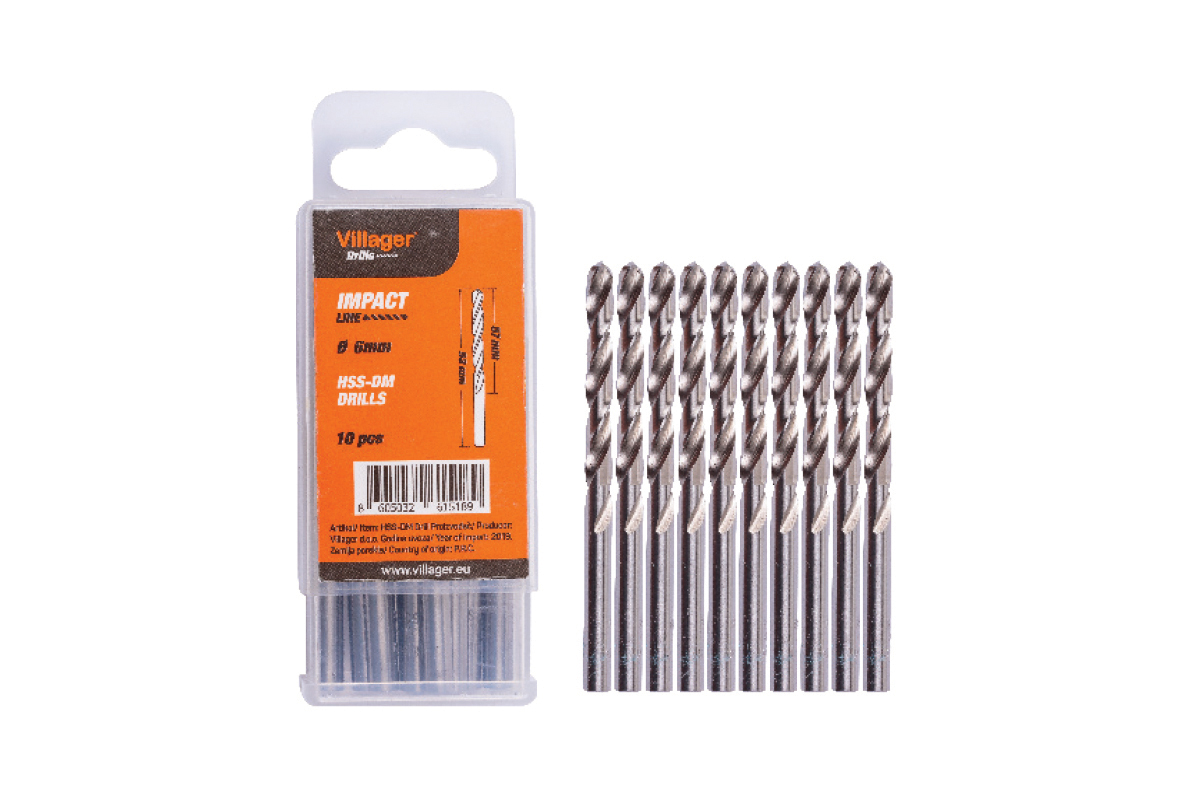 Sveder za Kovino IMP Line HSS-DM 2 mm 10/1 Villager