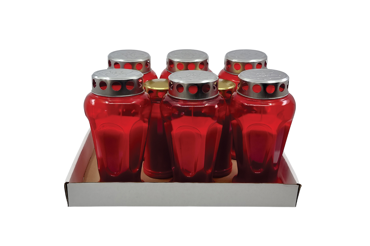 SVEČA SET PARAFINSKE 6+2 