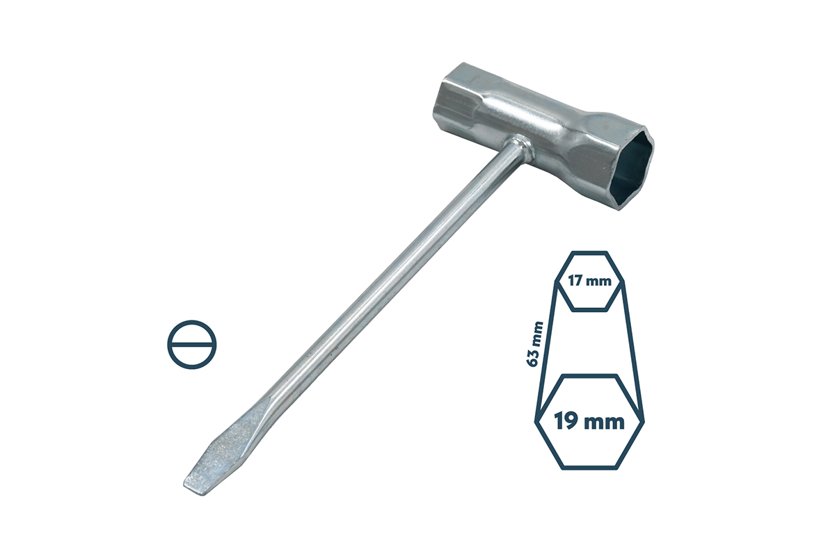 KLJUČ ZA SVEČKE A347 - 9 x 17 x 63 085407 Villager 