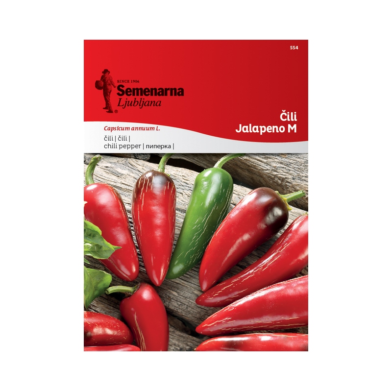 ČILI JALAPENO M 554 Semenarna