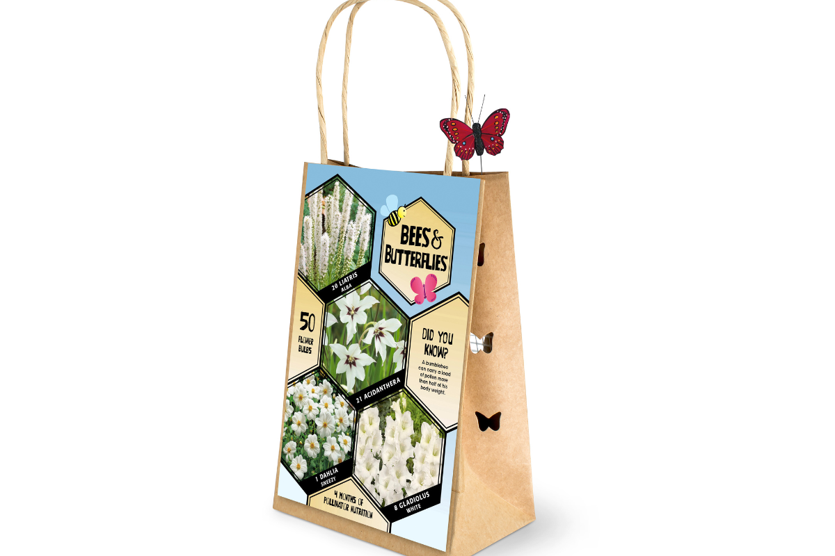 Bees & Butterflies White Collection 50/1 