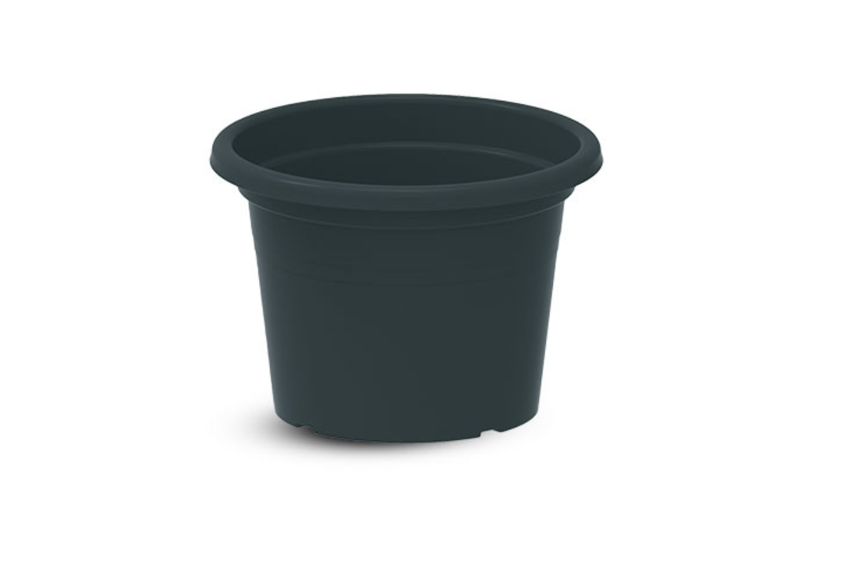 PVC LONEC CILINDRO, P25xH17.8, ANTRACIT 