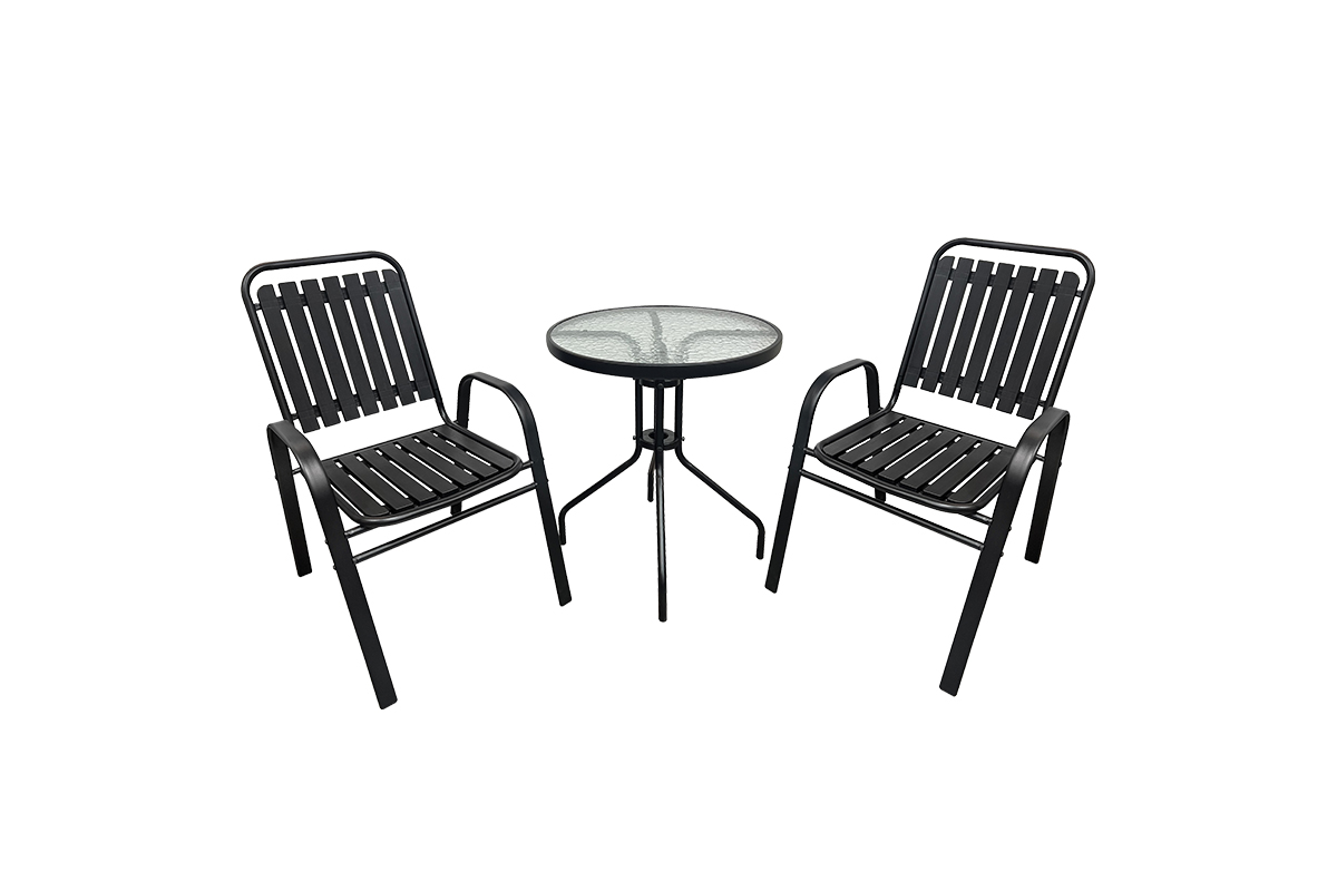 GARNITURA ARUBA SET 2+1 KOVINA 086581