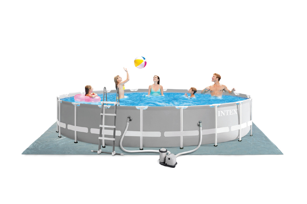 BAZEN S KOVINSKIM OKVIRJEM 4,57X1,22 PRISM FRAME 26726