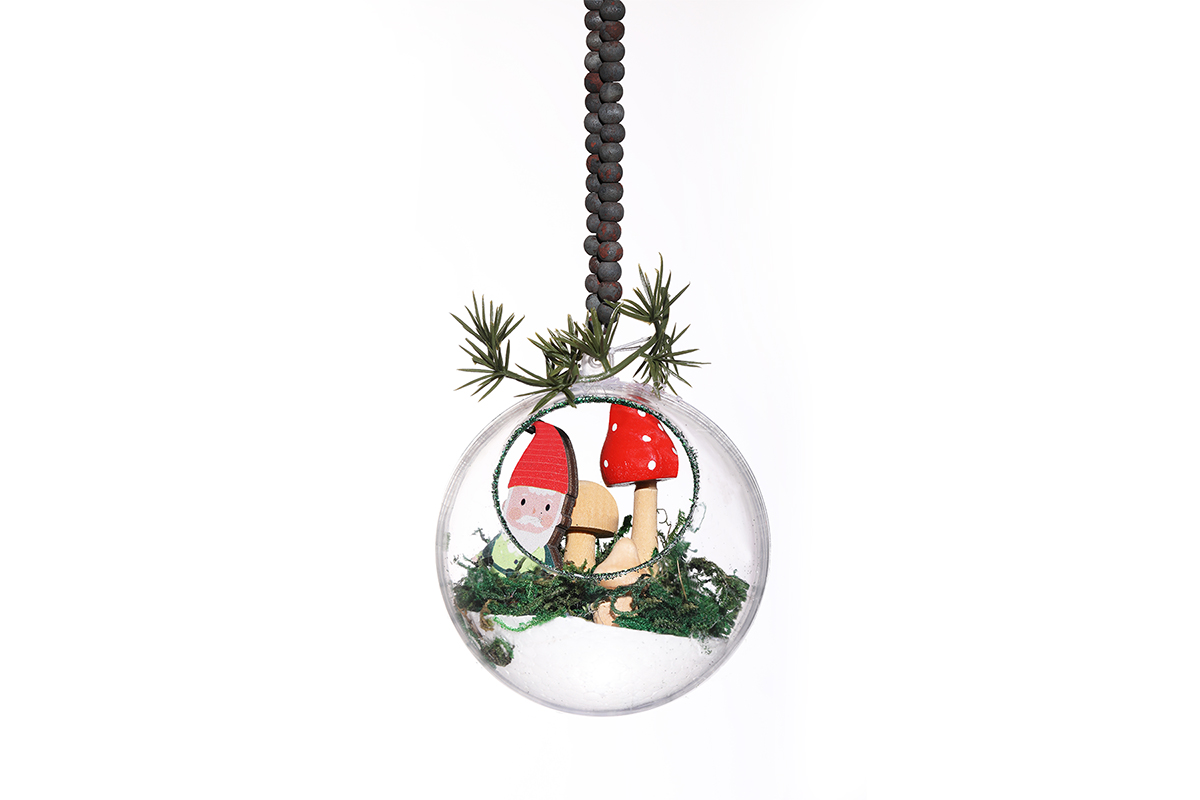 OKRASEK VISEČI GOBICE IN GNOM 