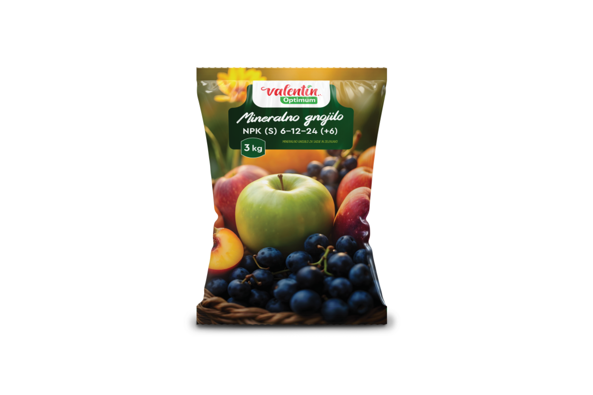 VALENTIN OPTIMUM SAD. GNOJILO NPK(S) 6-12-24 (+6) 3 KG 