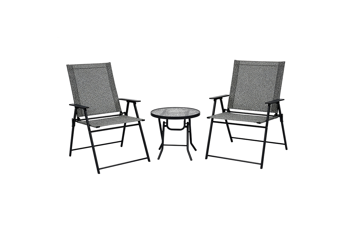 Garnitura vrtna 2+1 zložljiva, Snap Rest