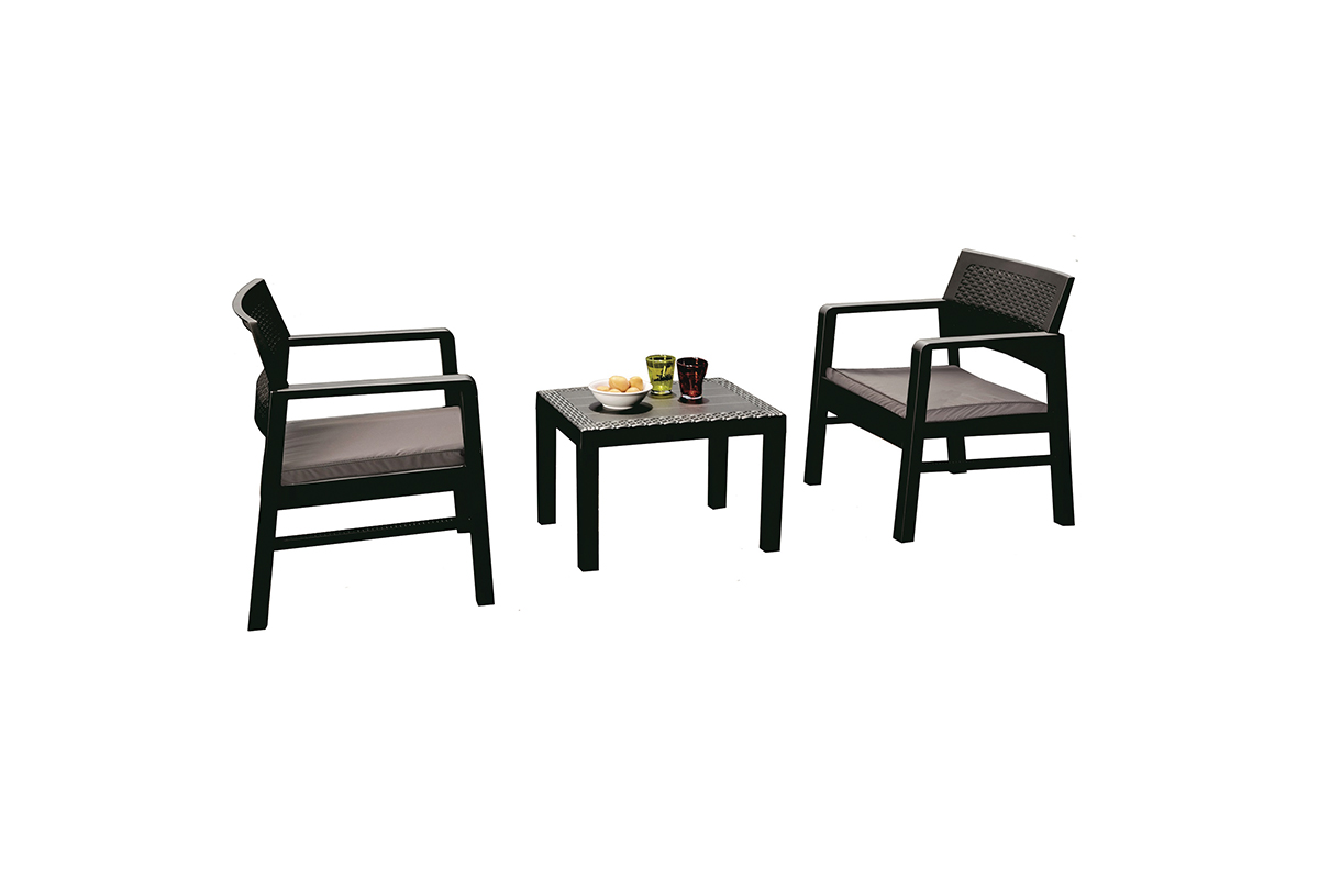 Garnitura Kraka 2+1 antracit