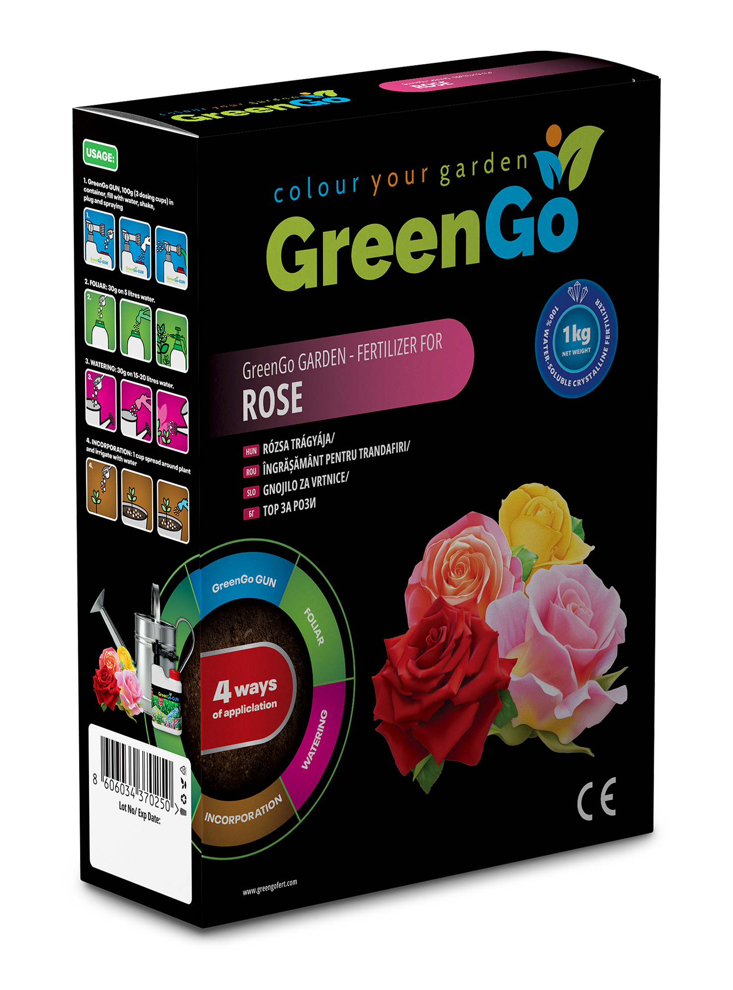 GREENGO KRISTALNO GNOJILO ZA VRTNICE 1 KG 