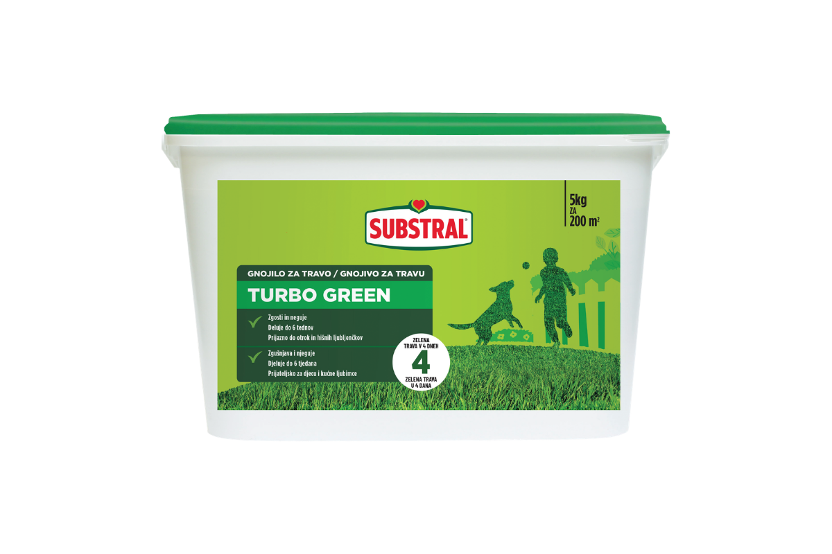 SUBSTRAL GNOJILO ZA TRAVO TURBO GREEN 5 KG 