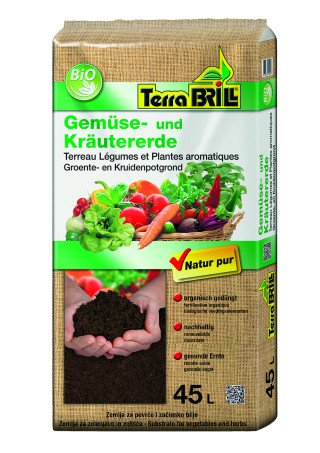 BRILL- ZEMLJA ZA VRTNINE IN ZELIŠČA BIO 45 L
