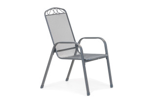 Stol vrtni kovinski Melfi siv 