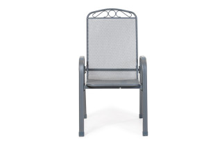 Stol vrtni kovinski Melfi siv 