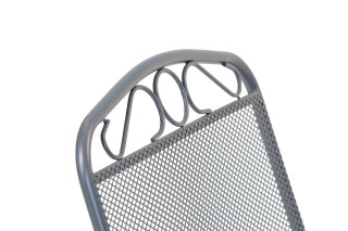 Stol vrtni kovinski Melfi siv 