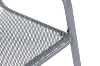 Stol vrtni kovinski Melfi siv 