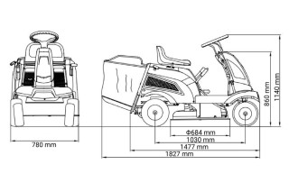 Kosilnica Easy Rider VTR 660 