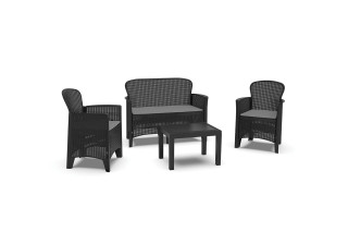 Garnitura Jungle PVC Ratan Videz, Blazine 