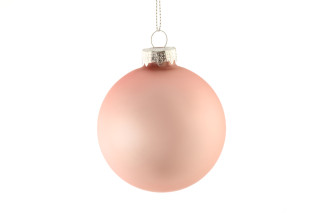 KROGLICA STEKLENA PINK, 7cm