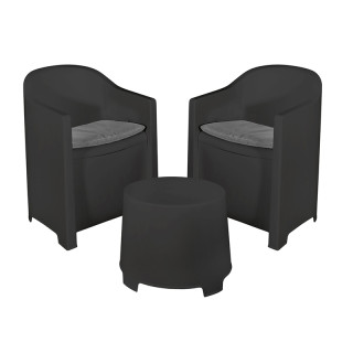 SET LUNA 2+1 ANTRACIT