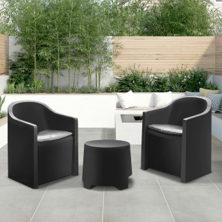 SET LUNA 2+1 ANTRACIT