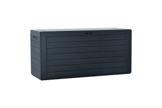 PVC Vrtni zaboj, Woodenbox, 116x43.8x55 cm, antracit
