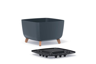 PVC lonec, Gracia Case, 39x19.5x18.7 cm, antracit 