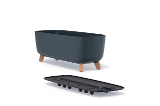 PVC lonec, Gracia Case, 39x19.5x18.7 cm, antracit 