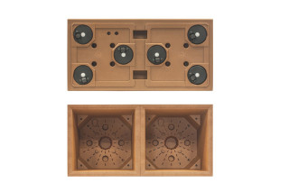 PVC Korito, Madera Case, 57.7x28.8x29 cm, v barvi lesa 