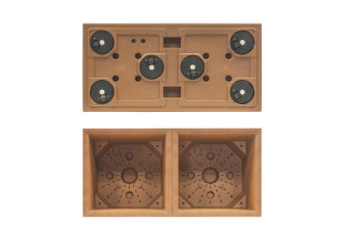 PVC Korito, Madera Case, 77x38.5x37 cm, v barvi lesa 