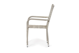 Stol vrtni Bay ratan siv 6/1 