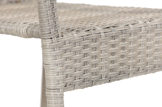 Stol vrtni Bay ratan siv 6/1 