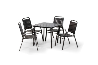 GARNITURA VRTNA ARUBA set 4+1 KOVINA 88821 